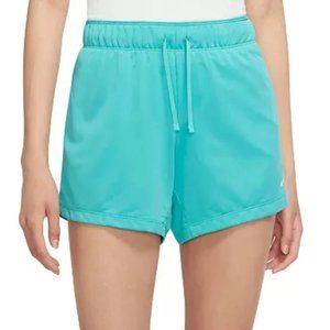 Nike Dri-fit Teal Training Shorts with Drawstring Women